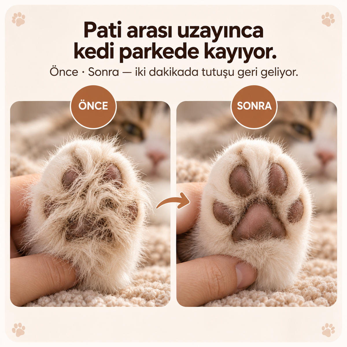 Patino™ Sessiz Kedi Pati Tıraş Makinesi