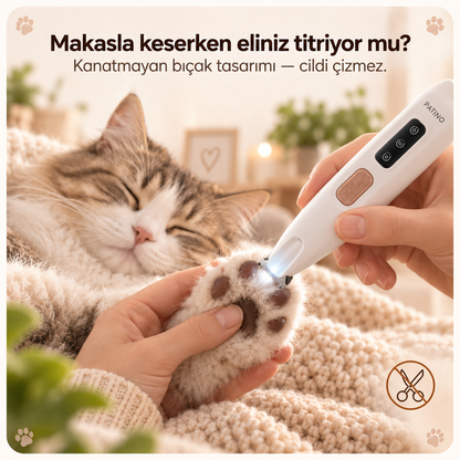 Patino™ Sessiz Kedi Pati Tıraş Makinesi