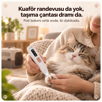 Patino™ Sessiz Kedi Pati Tıraş Makinesi