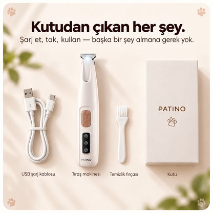 Patino™ Sessiz Kedi Pati Tıraş Makinesi